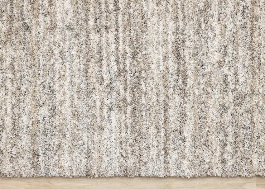 Gray And Brown Abstract Area Rug Photo 9