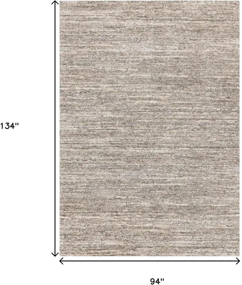 Gray And Brown Abstract Area Rug Photo 3