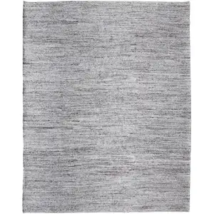 Photo of Gray And Brown Handmade Indoor Outdoor Area Rug