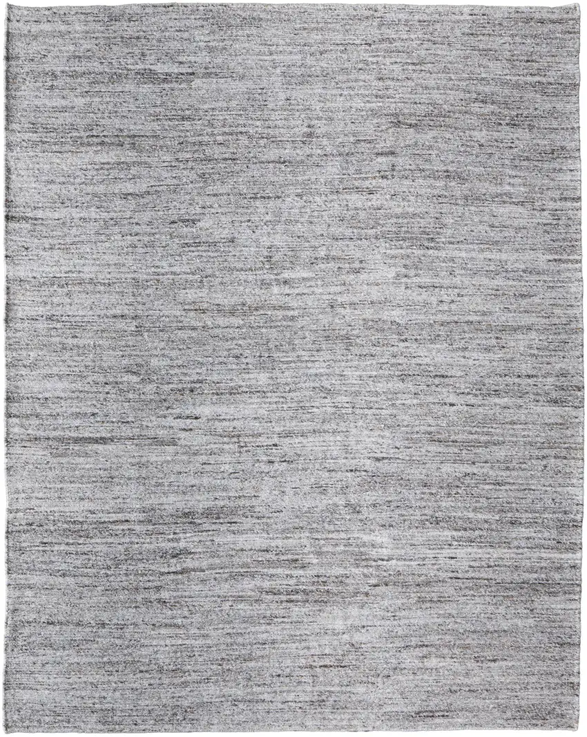 Gray And Brown Handmade Indoor Outdoor Area Rug Photo 1