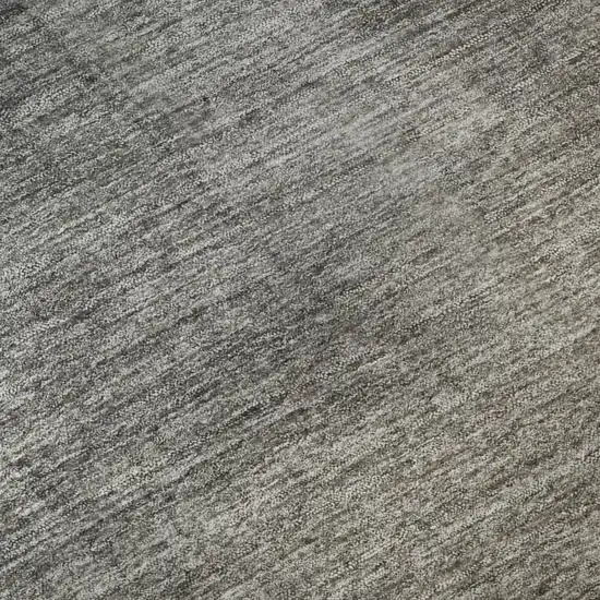 Gray And Brown Ombre Washable Area Rug With UV Protection Photo 8