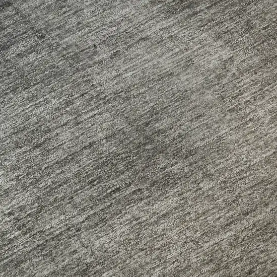 Gray And Brown Ombre Washable Area Rug With UV Protection Photo 9