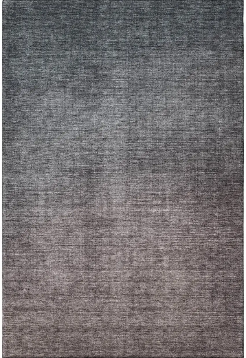 Gray And Brown Ombre Washable Area Rug With UV Protection Photo 3
