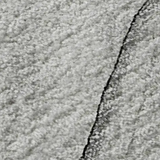 Gray And Charcoal Abstract Washable Area Rug With UV Protection Photo 5