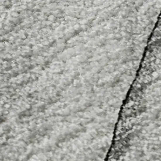 Gray And Charcoal Abstract Washable Area Rug With UV Protection Photo 4