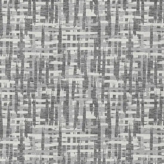 Gray And Charcoal Abstract Washable Indoor Outdoor Area Rug Photo 5