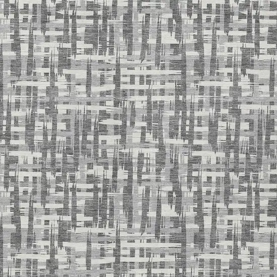 Gray And Charcoal Abstract Washable Indoor Outdoor Area Rug Photo 5
