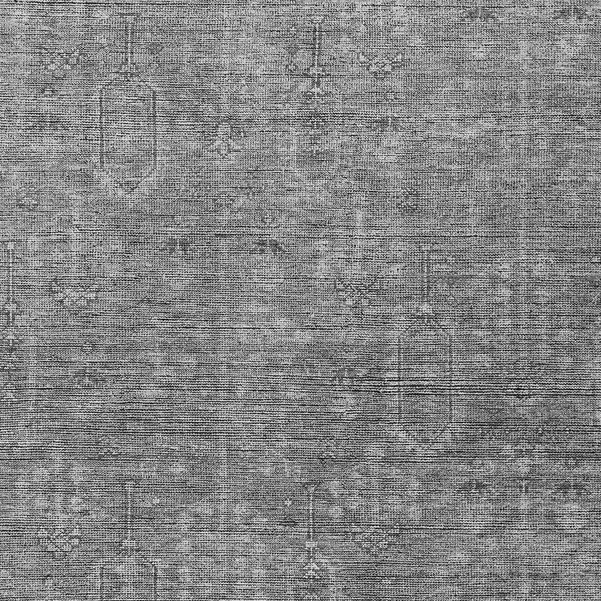 Gray And Charcoal Southwestern Washable Indoor Outdoor Area Rug Photo 6