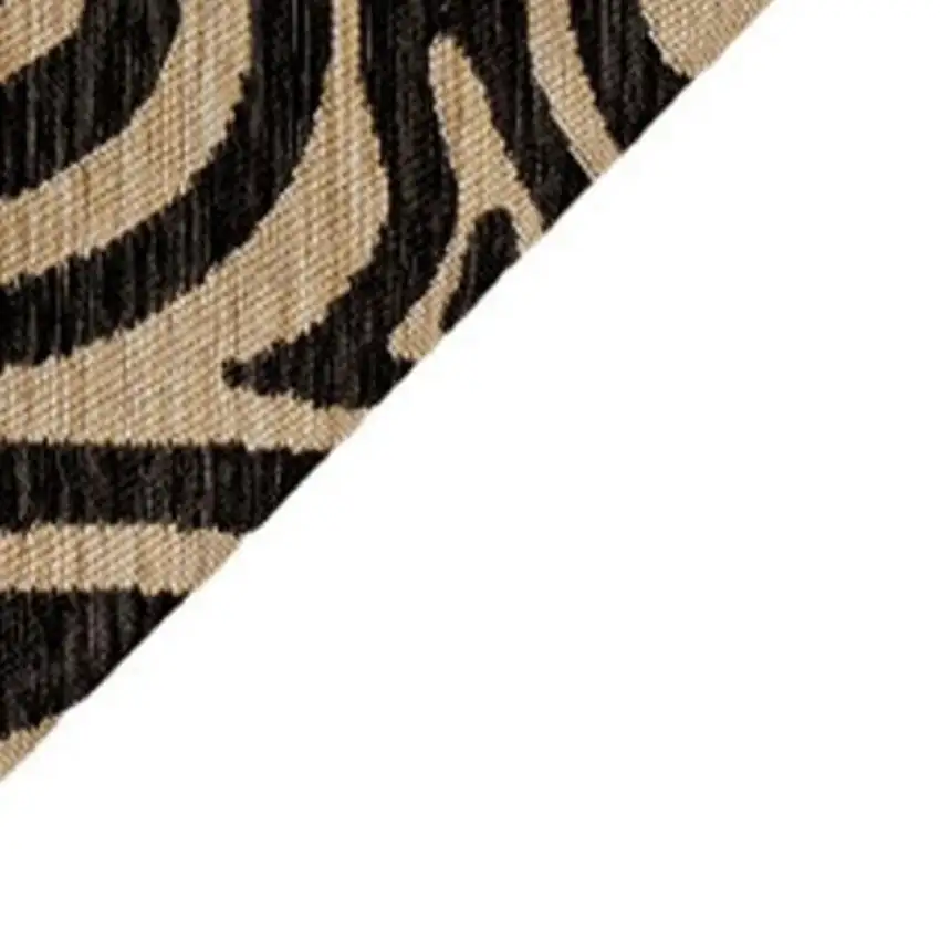 Gray And Cream Abstract Washable Indoor Outdoor Area Rug Photo 2