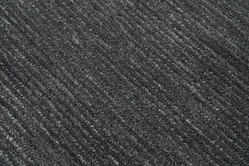 Gray And Dark Gray Wool Hand Tufted Area Rug Photo 4