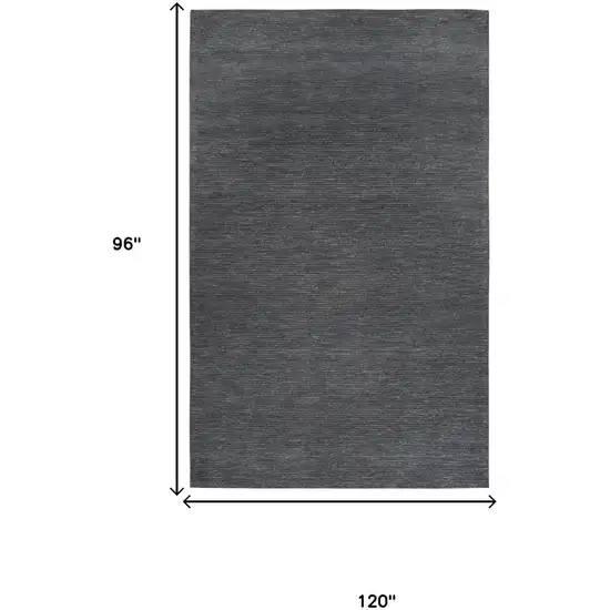 Gray And Dark Gray Wool Hand Tufted Area Rug Photo 6