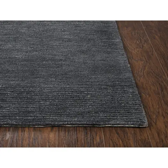 Gray And Dark Gray Wool Hand Tufted Area Rug Photo 2
