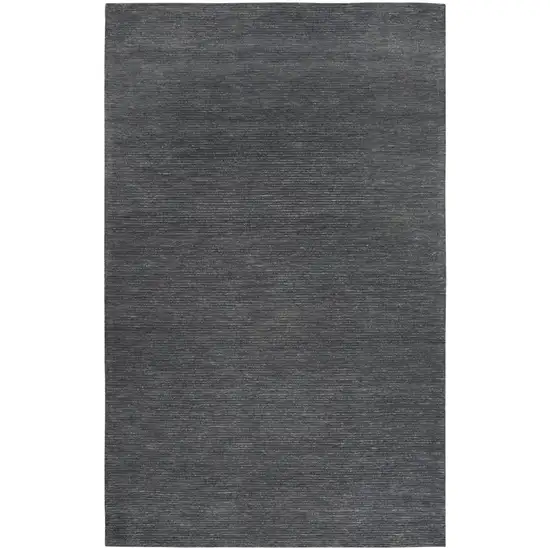 Gray And Dark Gray Wool Hand Tufted Area Rug Photo 1