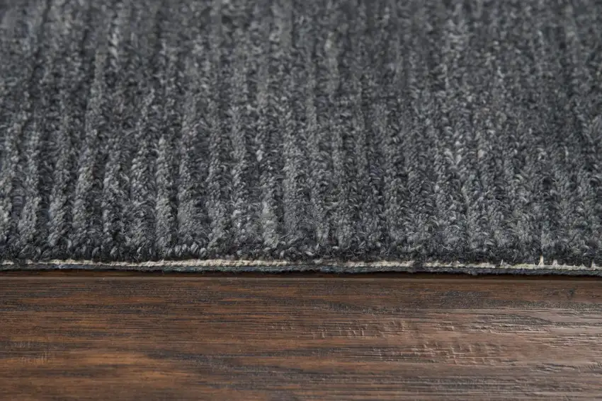 Gray And Dark Gray Wool Hand Tufted Area Rug Photo 5