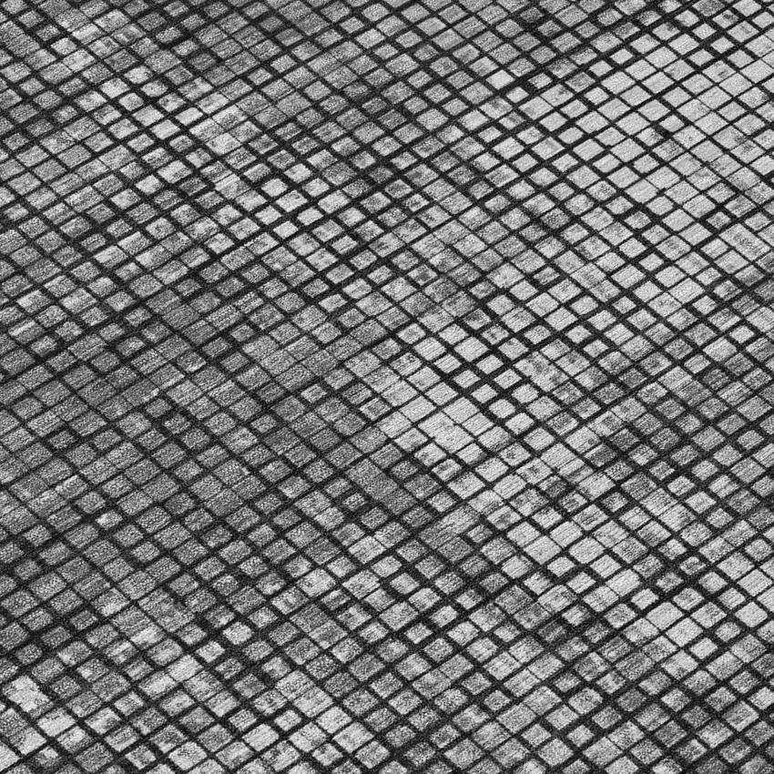 Gray And Graphite Abstract Washable Indoor Outdoor Area Rug Photo 4