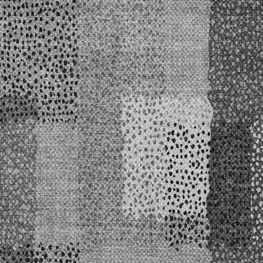 Gray And Graphite Abstract Washable Indoor Outdoor Area Rug Photo 9