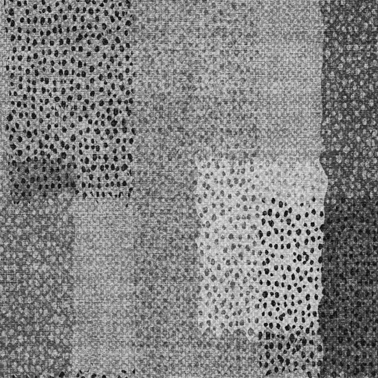 Gray And Graphite Abstract Washable Indoor Outdoor Area Rug Photo 1