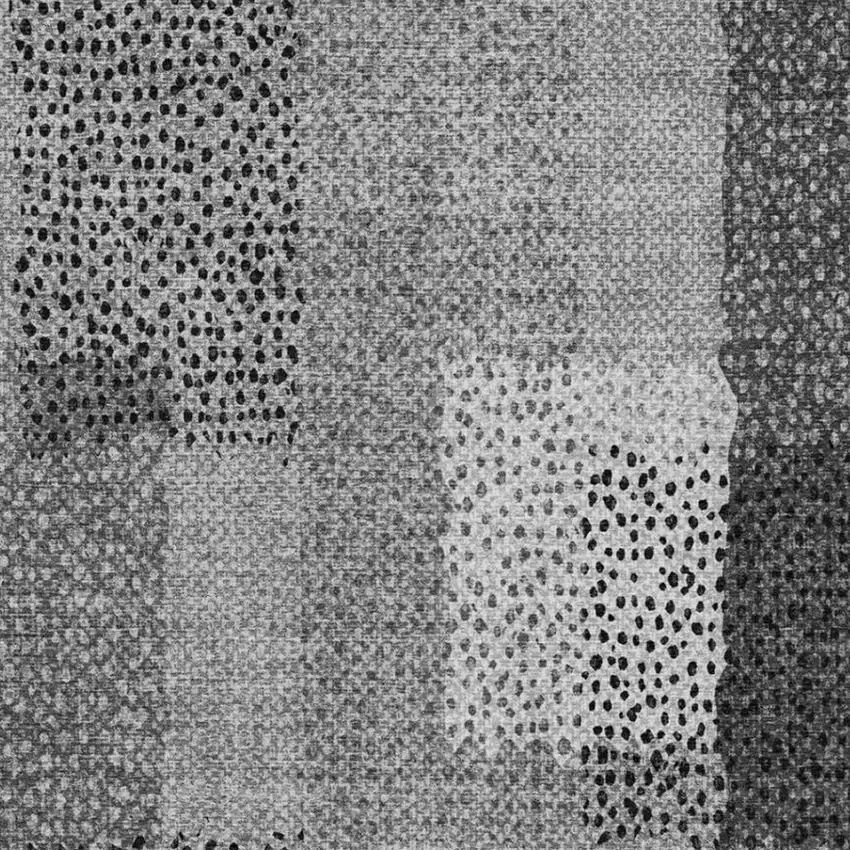 Gray And Graphite Abstract Washable Indoor Outdoor Area Rug Photo 1