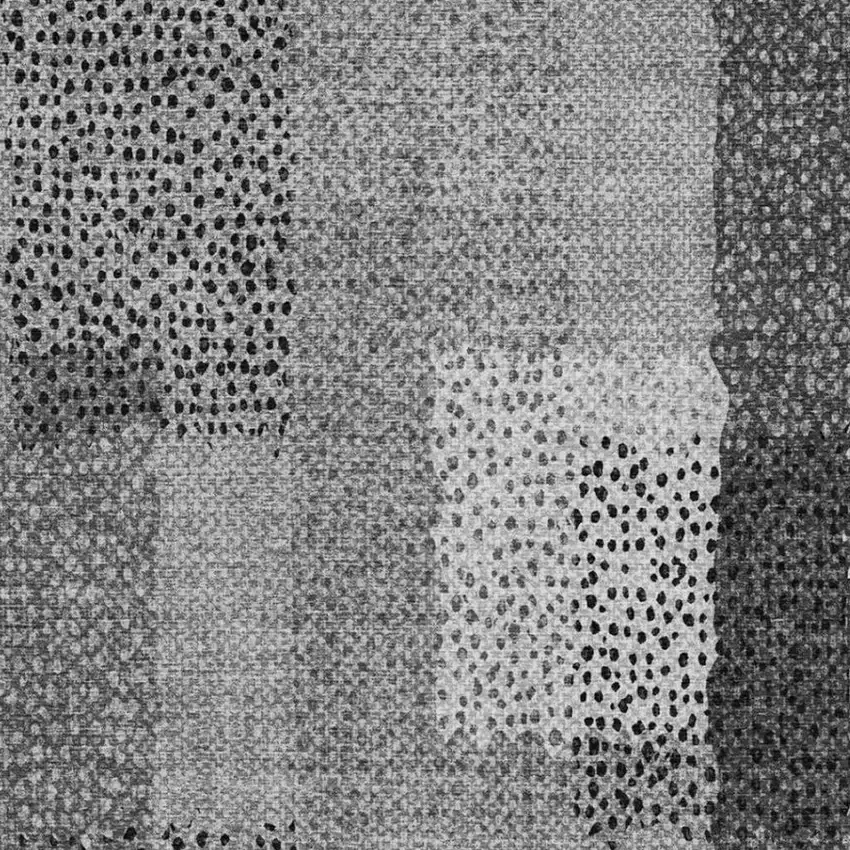 Gray And Graphite Abstract Washable Indoor Outdoor Area Rug Photo 4