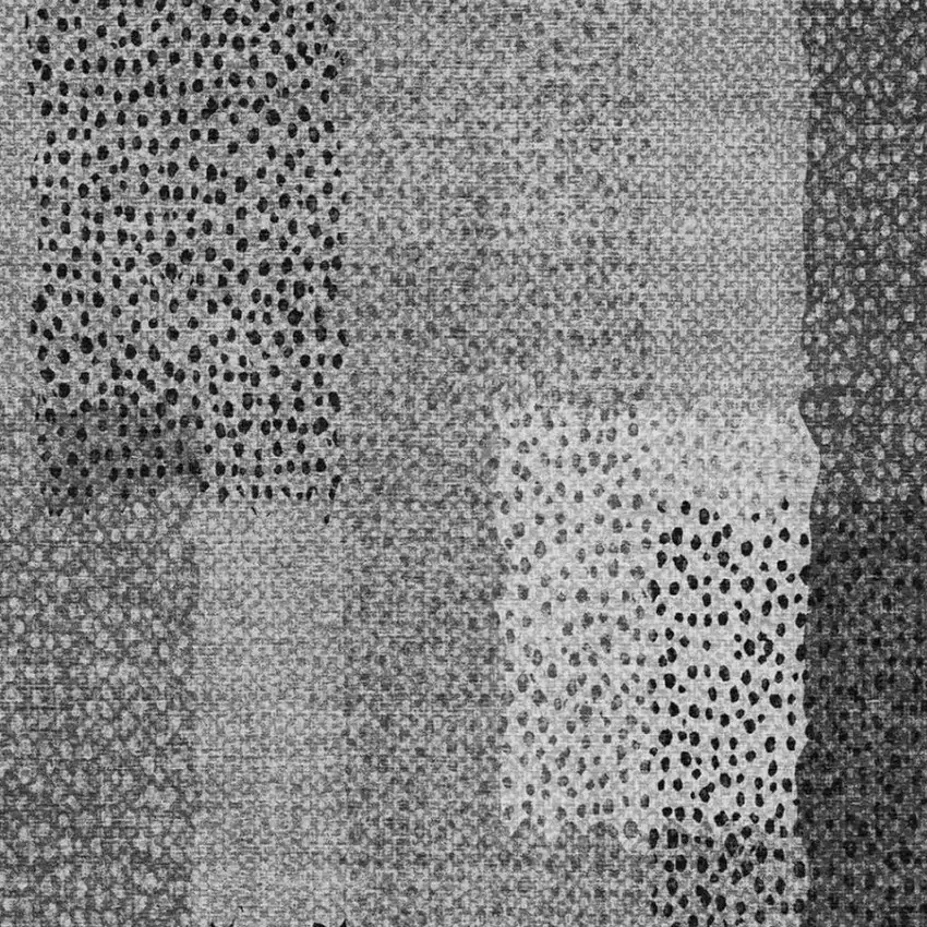 Gray And Graphite Abstract Washable Indoor Outdoor Area Rug Photo 3