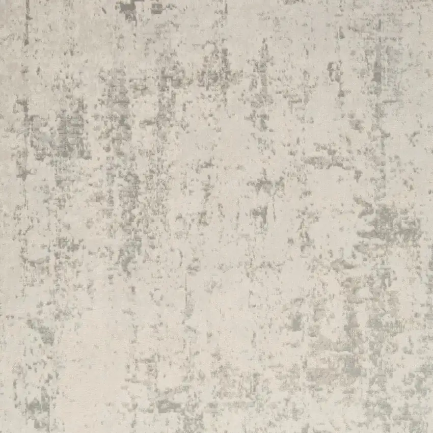 Gray And Ivory Abstract Area Rug Photo 3