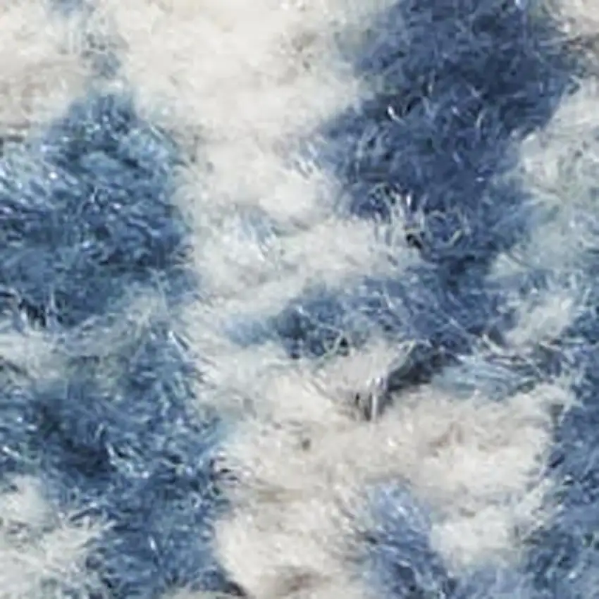 Gray And Ivory Abstract Area Rug Photo 2