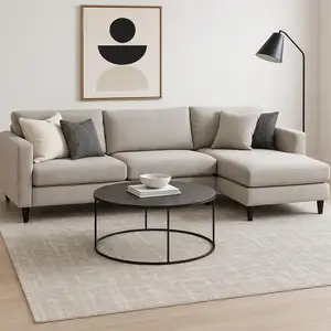 Photo of Gray And Ivory Abstract Shag Area Rug