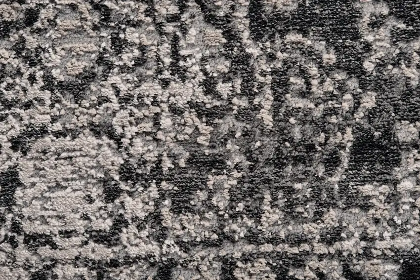 Gray And Ivory Abstract Stain Resistant Area Rug Photo 1