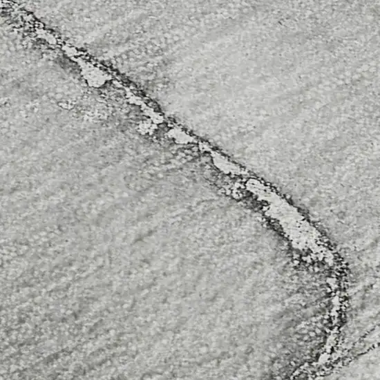 Gray And Ivory Abstract Washable Area Rug With UV Protection Photo 4