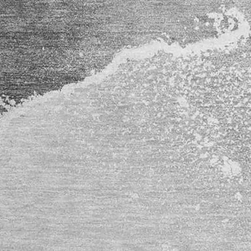 Gray And Ivory Abstract Washable Area Rug With UV Protection Photo 4