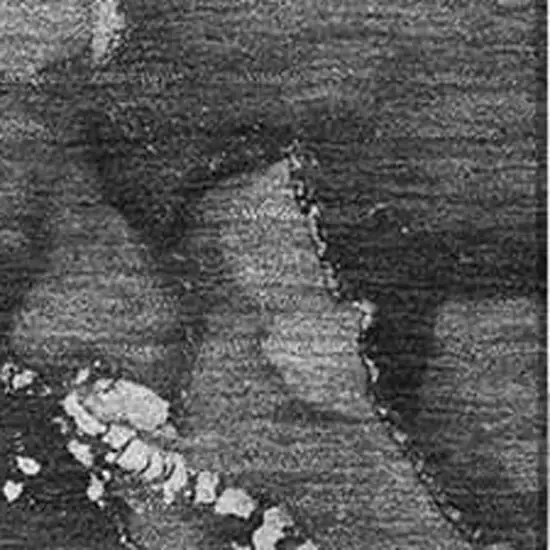 Gray And Ivory Abstract Washable Area Rug With UV Protection Photo 3