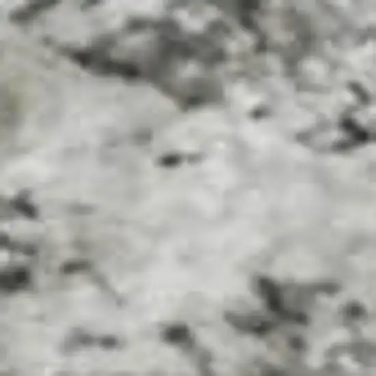 Gray And Ivory Abstract Washable Area Rug With UV Protection Photo 3