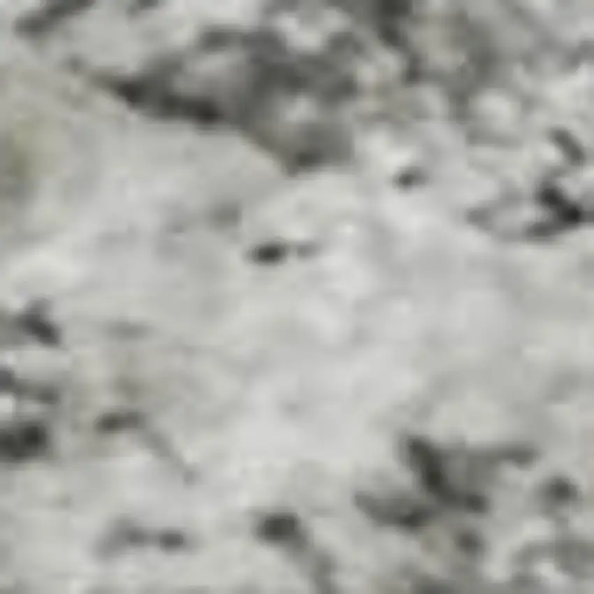 Gray And Ivory Abstract Washable Area Rug With UV Protection Photo 3