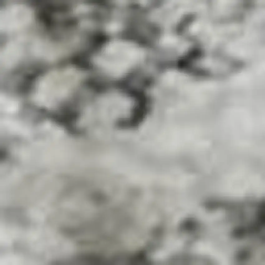 Gray And Ivory Abstract Washable Area Rug With UV Protection Photo 8