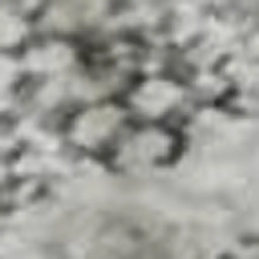 Gray And Ivory Abstract Washable Area Rug With UV Protection Photo 9