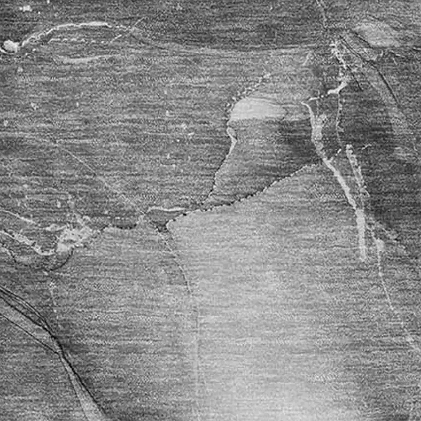 Gray And Ivory Abstract Washable Area Rug With UV Protection Photo 3