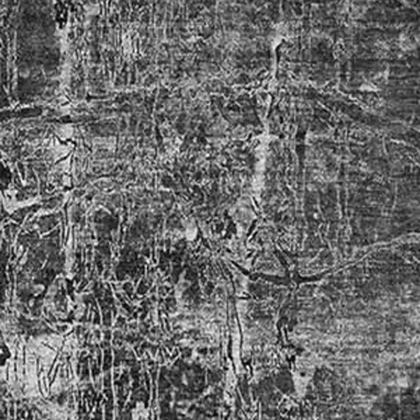 Gray And Ivory Abstract Washable Area Rug With UV Protection Photo 3