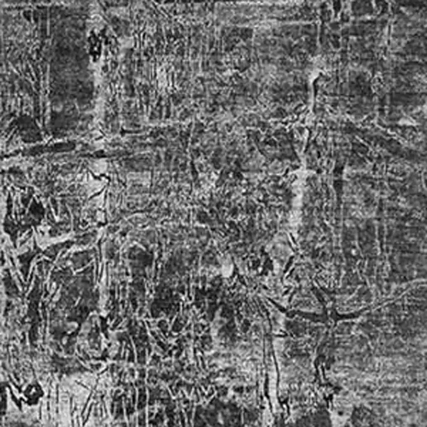 Gray And Ivory Abstract Washable Area Rug With UV Protection Photo 3