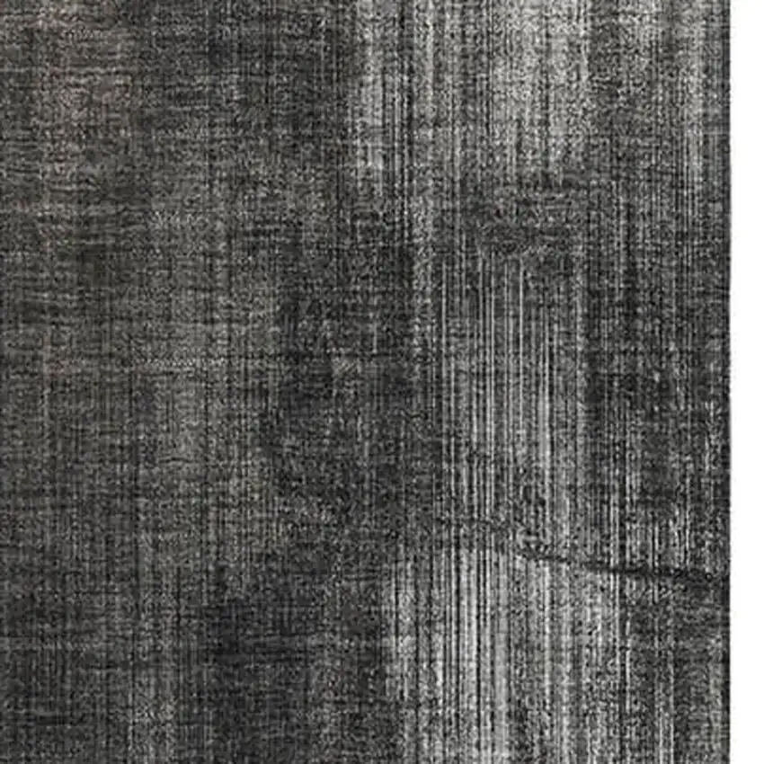 Gray And Ivory Abstract Washable Area Rug With UV Protection Photo 3