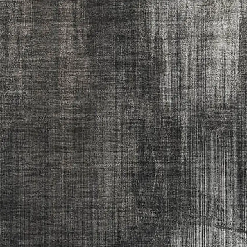 Gray And Ivory Abstract Washable Area Rug With UV Protection Photo 3