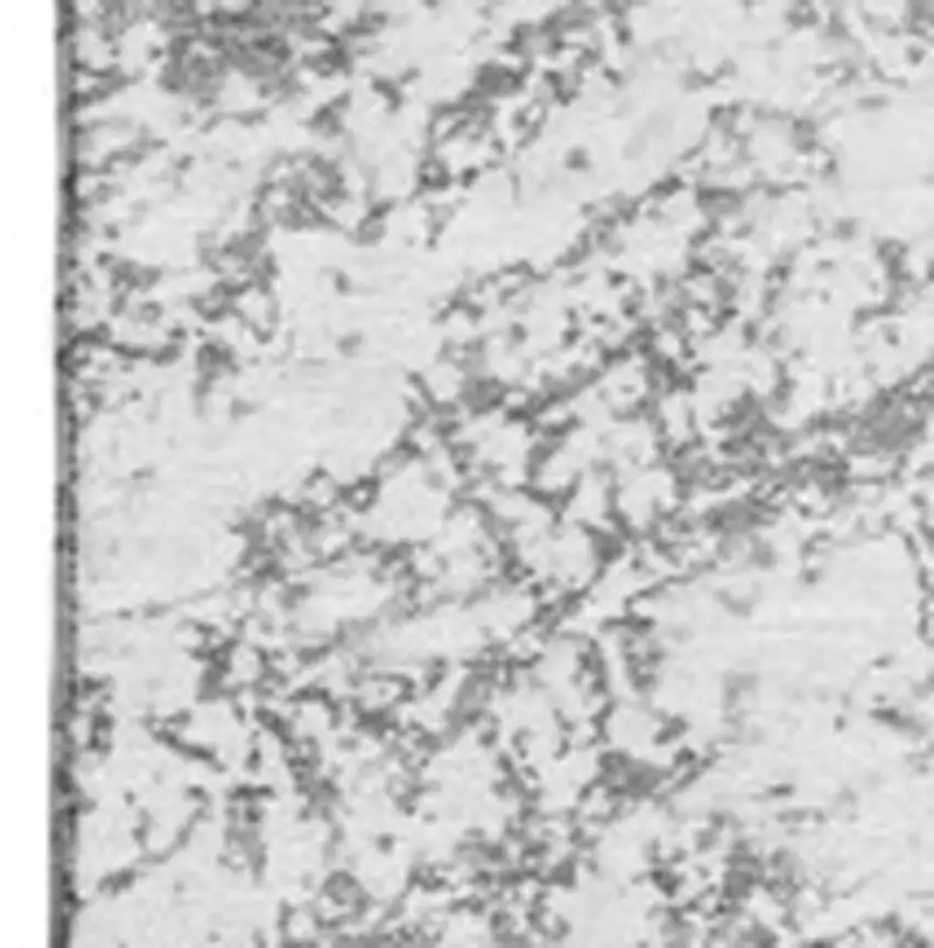 Gray And Ivory Abstract Washable Area Rug With UV Protection Photo 3