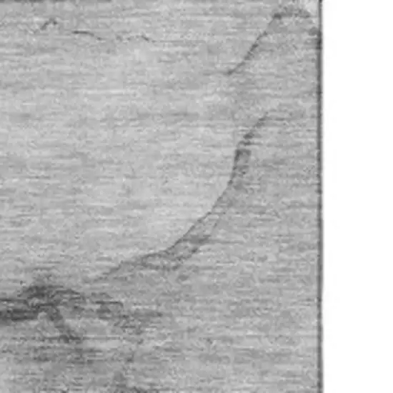 Gray And Ivory Abstract Washable Area Rug With UV Protection Photo 3