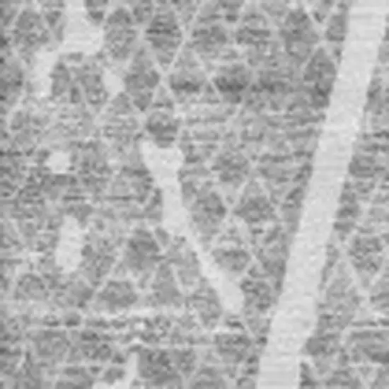 Gray And Ivory Abstract Washable Area Rug With UV Protection Photo 3