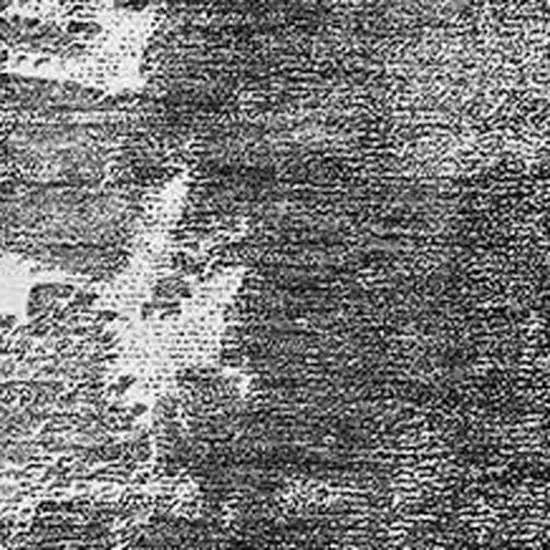 Gray And Ivory Abstract Washable Area Rug With UV Protection Photo 3