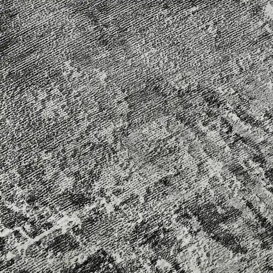 Gray And Ivory Abstract Washable Area Rug With UV Protection Photo 9