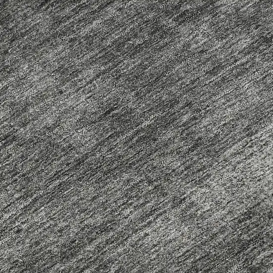 Gray And Ivory Abstract Washable Area Rug With UV Protection Photo 8