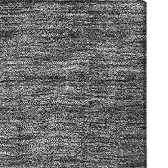 Gray And Ivory Abstract Washable Area Rug With UV Protection Photo 4