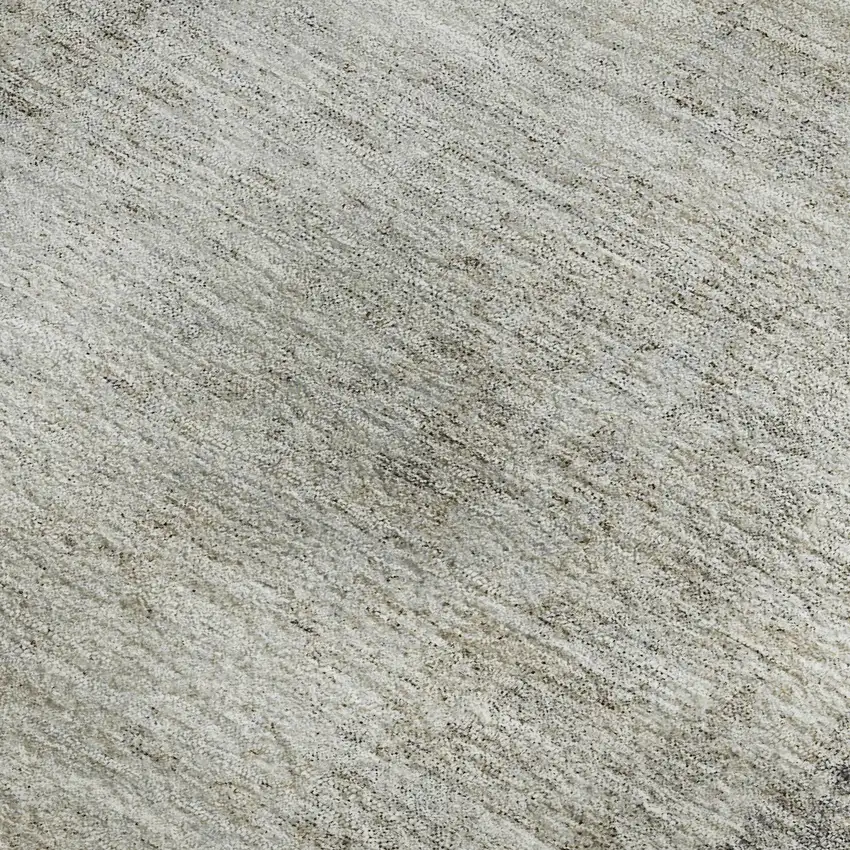 Gray And Ivory Abstract Washable Area Rug With UV Protection Photo 2