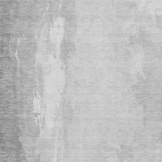 Gray And Ivory Abstract Washable Indoor Outdoor Area Rug Photo 6