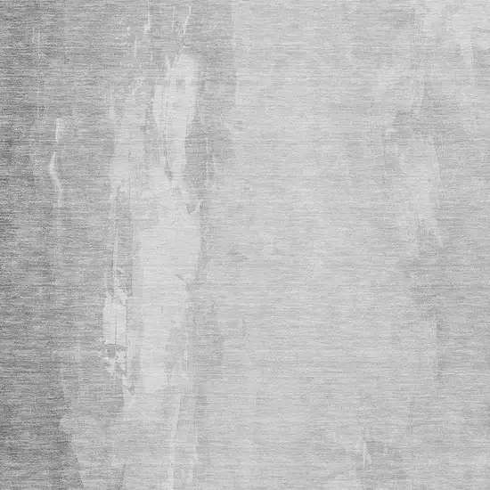 Gray And Ivory Abstract Washable Indoor Outdoor Area Rug Photo 6